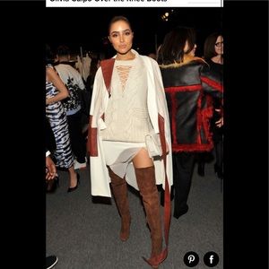 Giuseppe Zanotti over the knee Alabama suede boots